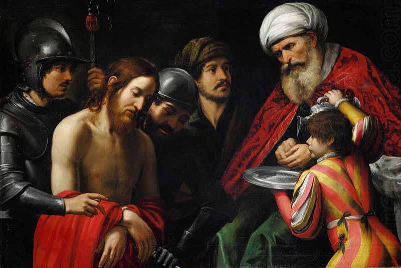 unknow artist Cristo davanti a Pilato